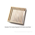 Light Diffuser Shade , Wooden Lamp Shade For Wet / Dry Steam Traditional Sauna